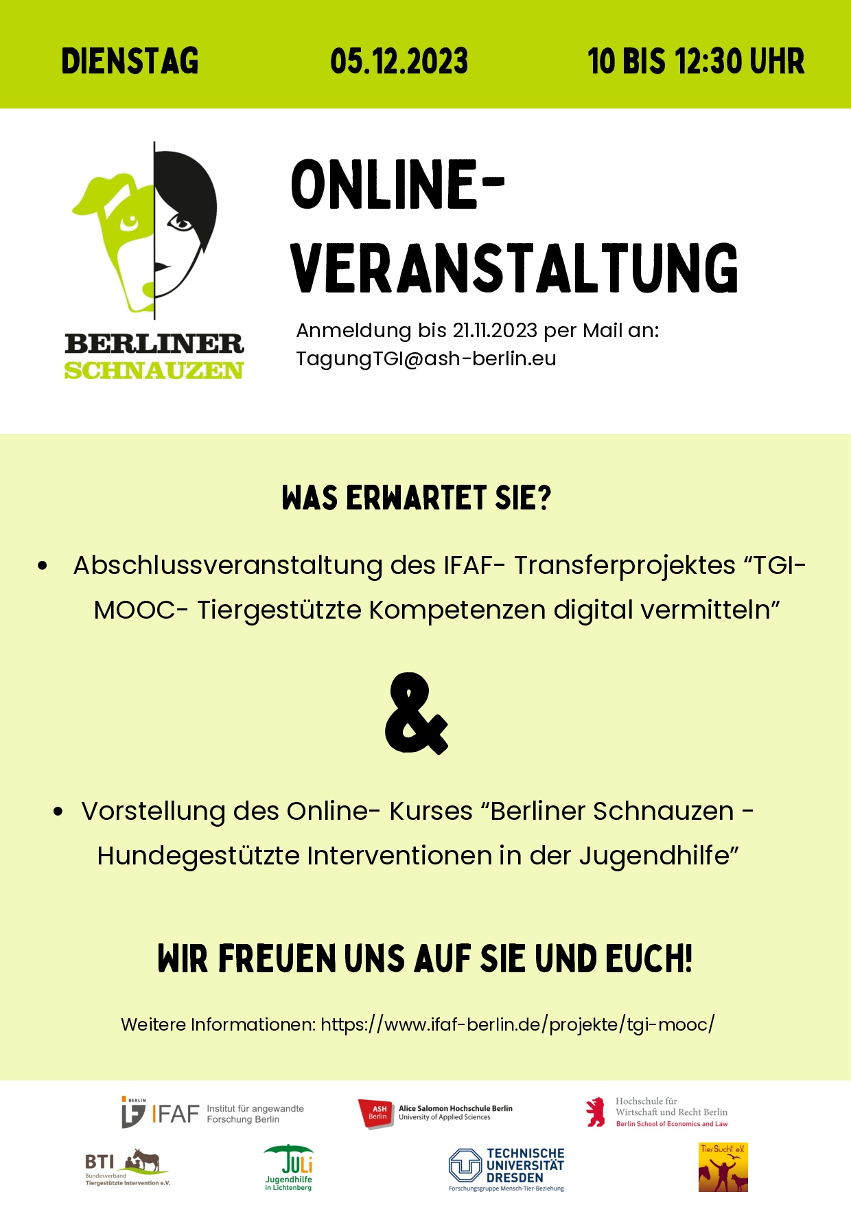 Flyer Abschlussveranstaltung